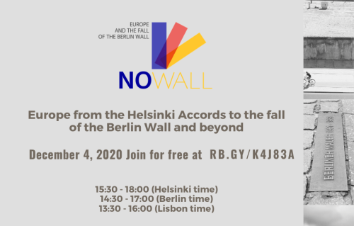 WEBINAR | Europe from Helsinki Accords to the fall of the Berlin Wall and beyond